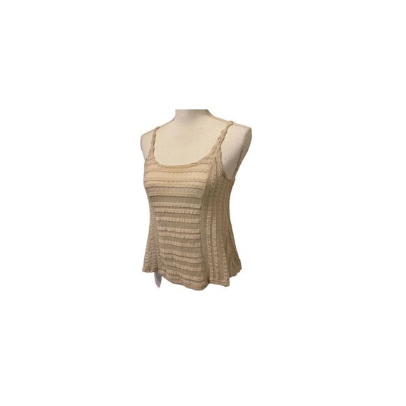 URBAN OUTFITTERS STARING AT STARS Crochet Mesh Sheet Knit Tank Top Size XS - Picture 1 of 11